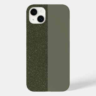 Moss Green Split Texture iPhone 14 Plus Fall Case-Mate iPhone 14 Plus Hülle