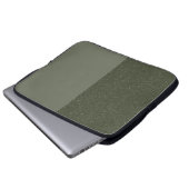 Moss Green Split Texture Laptop Sleeve - Anpassen (Vorne Knopf)