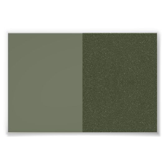 Moss Green Split Texture Poster Print - Anpassen (Vorne)