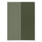 Moss Green Split-Tone Foto Print - Anpassbar (Vorne)