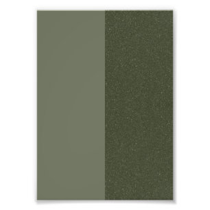 Moss Green Split-Tone Foto Print - Anpassbar