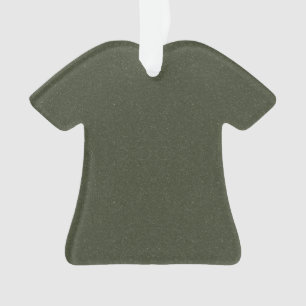 Moss Green T-Shirt Acrylschmuck - individuell anpa Ornament