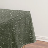Moss Green Tableclout mit subtilen Geräuschtextur Tischdecke (Beispiel)