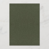 Moss Green Texture Enclosure Card - Anpassbar Begleitkarte (Vorderseite)