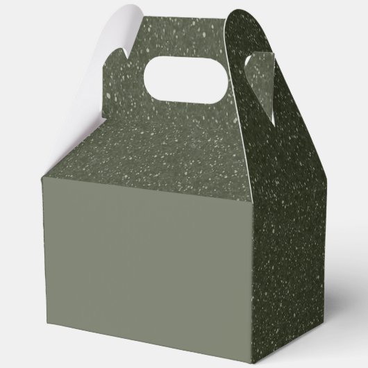 Moss Green & Texture Fevor Box - Maßgeschneiderte  Geschenkschachtel (Vorderseite)