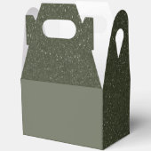 Moss Green & Texture Fevor Box - Maßgeschneiderte  Geschenkschachtel (Offen)