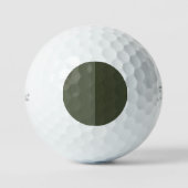 Moss Green Textured Golf Ball Design - Anpassen (Vorderseite)