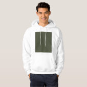Moss Green Textured Hoodie Design - Anpassbar (Vorne ganz)