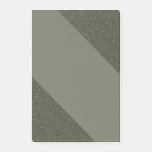 Moss Green Textured Post It Notes Post-it Klebezettel (Vorderseite)