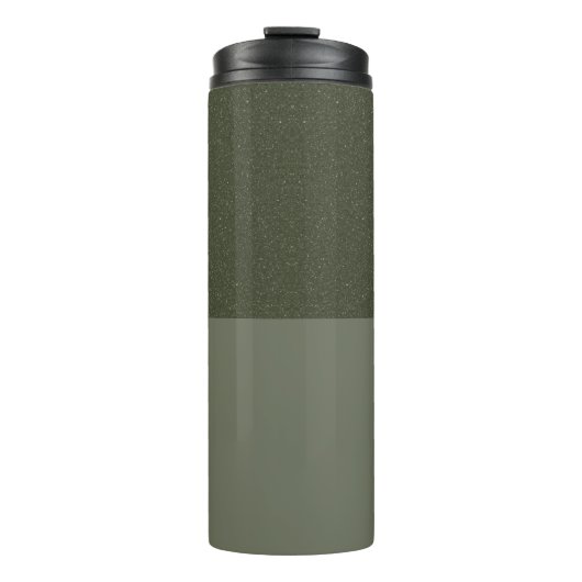 Moss Green Textured Split Tumbler - Anpassbar Thermosbecher (Vorderseite)