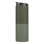 Moss Green Textured Split Tumbler - Anpassbar Thermosbecher (Nach rechts gedreht)