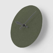 Moss Green texturierte Wall-Uhr Runde Wanduhr (Winkel)