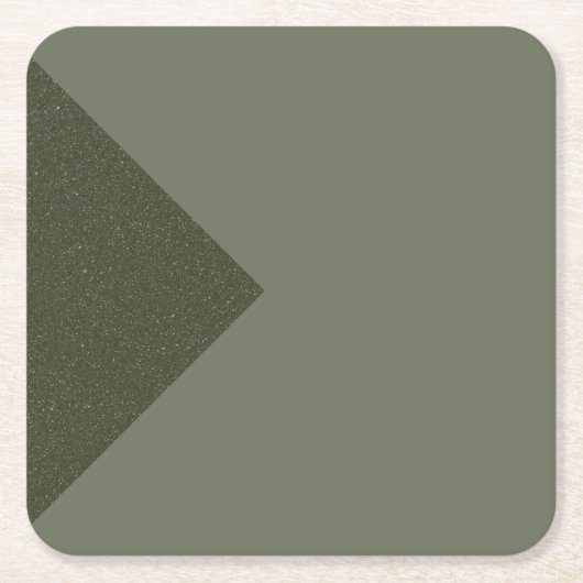 Moss Green Triangle Accent - Paper Untersetzer (Vorderseite)