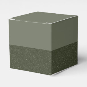 Moss Green Two-Tone-Bevorzugung - Anpassbar Geschenkschachtel