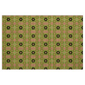 Moss Green und Peachy Pink Mosaik Stoff (Fat Quarter (45,7 x 55,9 cm))