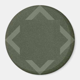 Moss Green Zickzack Magnet Design