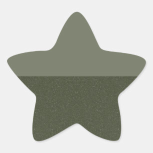 Moss Green Zwei-Tone-Star-Sticker - individuell an Stern-Aufkleber
