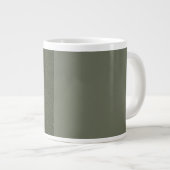 Moss Green Zwei-Tone-Tasse Jumbo-Tasse (Vorderseite Rechts)