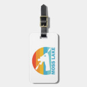 Moss Lake North Carolina Kayak Gepäckanhänger (Vorderseite vertikal)