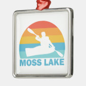 Moss Lake North Carolina Kayak Ornament Aus Metall (Links)