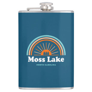 Moss Lake North Carolina Rainbow Flachmann