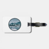 Moss Lake North Carolina Reflektion Gepäckanhänger (Rückseite horizontal)