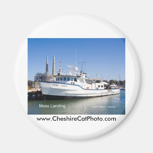 Moss Landing California Products Magnet (Vorne)