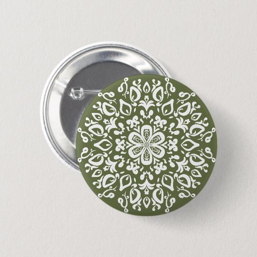 Moss Mandala Button (Vorne & Hinten)