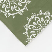 Moss Mandala Fleecedecke (Ecke)