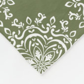 Moss Mandala Fleecedecke (Ecke)