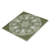 Moss Mandala Fliese (Seite)