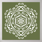Moss Mandala Poster (Vorne)