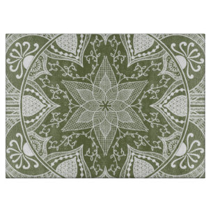 Moss Mandala Schneidebrett
