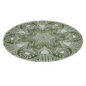 Moss Mandala Schneidebrett (Ecke)