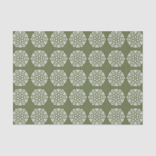 Moss Mandala Seidenpapier (Vorderseite)