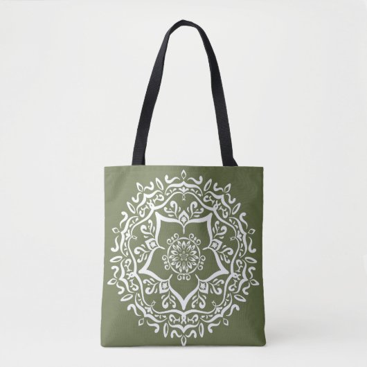 Moss Mandala Tasche (Vorderseite)