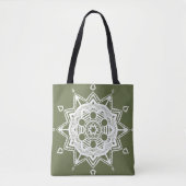 Moss Mandala Tasche (Vorderseite)