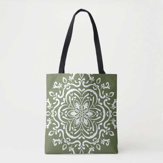Moss Mandala Tasche (Vorderseite)