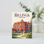 Moss Mansion USA Postkarte (Stehend Vorderseite)