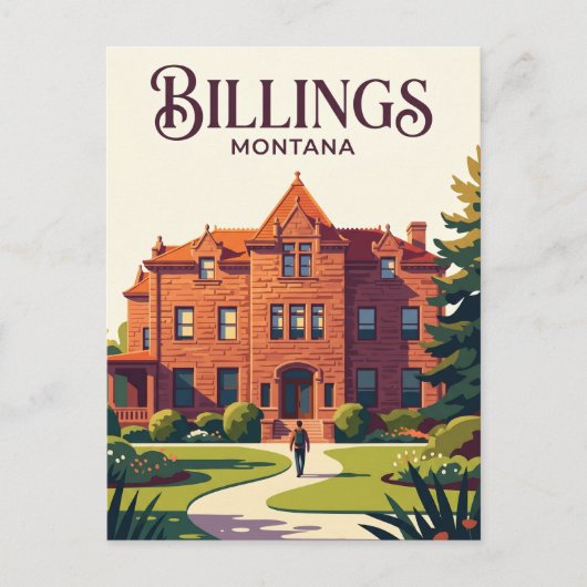 Moss Mansion USA Postkarte (Vorderseite)