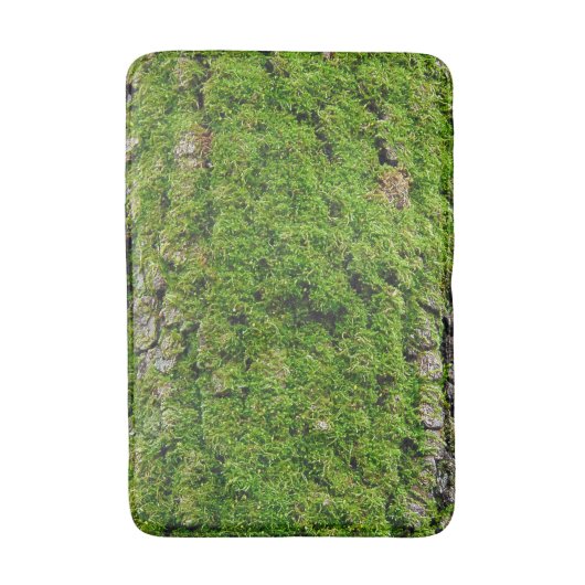 Moss on Dogwood Tree Bark 0291 Badematte (Vorderseite Vertikal)