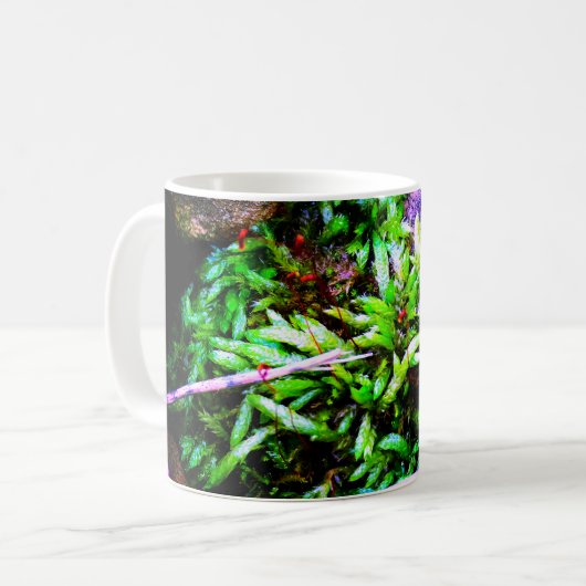 Moss on Rocks Kaffeetasse (Vorderseite Links)