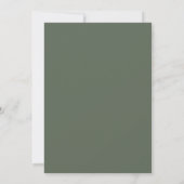 Moss-Pfirsich-Ranunculus-Hochzeit Einladung (Rückseite)