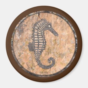Moss Rock Sea Horns Talking Canyons, New Mexico Magnet