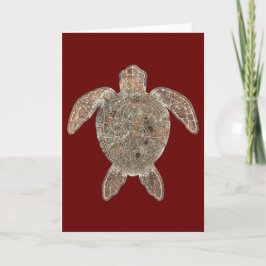 Moss Rock Sea Turtle Talking Canyons, New Mexico Karte