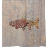 Moss Rock Trout Duschvorhang (Vorderseite)
