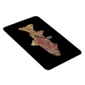 Moss Rock Trout Magnet (Rechte Seite)