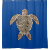 Moss Rock Turtle Talking Canyons, New Mexico Duschvorhang (Vorderseite)