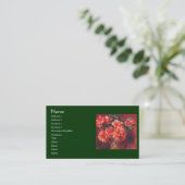 Moss-Rose von Renoir Visitenkarte (Stehend Vorderseite)
