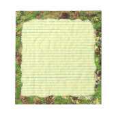 Moss Rust Age Grunge Old Camouflage Textur Notizblock (Vorderseite)